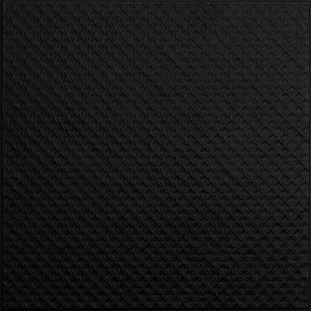 CEILUME Rattan 2ft x 2ft Black Ceiling Tile V3-RATTAN-22BKO